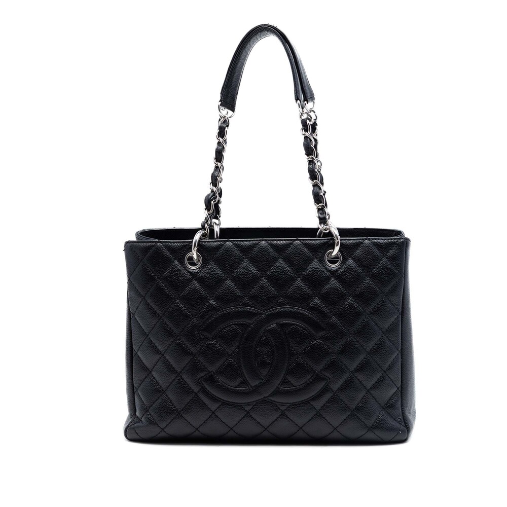 Pre-Loved Chanel Caviar Grand Shopping Tote